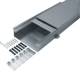 Hager BKW300070 Floor duct flush with floor with steel sheet tray BKW 300x(70-110)mm