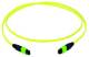 Telegärtner 100010994 MPO APC green female patch cable 3 m type A yellow 9 µm OS2