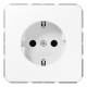 JUNG CD1520WW SCHUKO socket alpine white, pure white