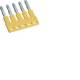 Hager KWJ02D5 Isolierter Querverbinder 2,5 mm² 5fach Stecktechnik
