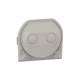 Legrand 069599L Plexo New 2-fach Kabeleinführung grau