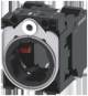 Siemens 3SU15501AA103MA0 3SU1550-1AA10-3MA0 Halter universell 3fach Kupfer/Metall 1S 1Ö Federzug