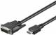 Goobay 50580 HDMI / DVI-D Kabel - 19pol. HDMI-Stecker>DVI-D (18+1) Stecker