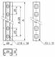 Schneider Electric NSYTVR22 Schneider SF/SM system mounting rail 2200mm