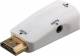 Goobay 44793 Komapkter HDMI™ / VGA-Adapter inklusive Audio - HDMI™-Stecker (Typ A) auf VGA-Buchse + 3,5mm-Klinke-Buchse
