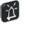 Hager WNA901 lens with print symbol doorbell 10er-set W.1 IP55 grey