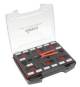 Cimco 177536 Click n Crimp Set komplett Presszange mit 14 Wechseleinsätzen