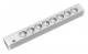 Bachmann 333.601 19´ 1HE PVC 8xSchuko Strom 2m Schuko
