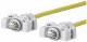 Metz Connect 141N113K13K20 BTR E-DAT Ind. Patch cable, V6 2m yellow IP67 IP67 Cat.6 PUR AWG26 / 7