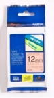 Brother TZe-B31 Label Tape - 12 mm Width x 5 m Length - Direct Thermal - Fluorescent Orange - 1 Roll
