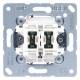 Jung 535U5 UP double switch 2 NO, 535 U 5