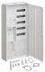Hager ZB32SET25LK Komplettschrank univ.Z 2 ZP BKE-I APZ VT5 H=1100mm 2-feld