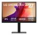 LG 27BA45U-B.AEU 68,4 cm 27 Zoll IPS 3840x2160 16:9 300 cd/m² 5 ms 2xHDMI DP Black