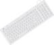 KeySonic keyboard KSK-6031INEL-WH Corded (DE) IP68 backlight white