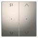 Merten MEG5227-6050 rocker button module 2-fold (scene1/2 up/down) nickel metallic