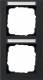 GIRA 110209 Abdeckrahmen 2f senkrecht BSF E2 sw