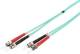 DIGITUS DK-2511-01/3 LWL patch cable ST to ST 1.00 m multimode duplex OM3