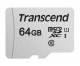 Flash SecureDigitalCard (microSD) 64GB - Transcend 300S