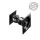 AG Neovo PMK-01 Mounting Pivot for Flat Panel Display - 14.02 kg Load Capacity - Steel, Aluminium