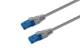 Patchkabel RJ45, CAT6A 500Mhz, 3m grau, UTP(U/UTP), slimline rund d=3,6mm, TPE/LSZH(Superflex), AWG28, Synergy 21,