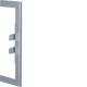 Hager BR65210DWVERZ Wandanschlussblende Stahl BR/A/S 68x210 OT2x80 mm verzinkt