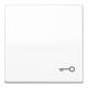 Jung AS591TWW Rocker with Door symbol, AS 591k WW alpine white