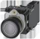 Siemens 3SU11020AB701FA0 push-button switch 22 mm round clear button S+Ö AC/DC 24 V