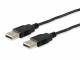Equip Kabel USB-A2.0->A St/St 5.00m schwarz Polybeutel