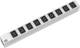 Bachmann 333.539 Steckdosenleiste, 9xKaltgeräte(C13)->Stecker(CEE7), 1HE/48,3 cm ( 19 Zoll )