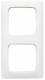 Busch Jaeger 2CKA001725A1495 BJ 2512-214K-102 Frame 2f linear 102 Reflex SI alpine white
