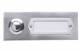 Grothe ETA 501 GA Etagenplatte AP Alu silber EV1 1Klingelt./1reihig 55531