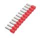 Cimco 187507 wire end ferrule strip 1 mm² x 8 mm red lug 50 pcs. color range 1