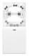 Merten 520619 stove connection socket UP+AP polar white