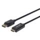 Manhattan 152662 1080p DisplayPort auf HDMI-Kabel schwarz 1m