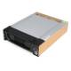 StarTech.com Black Aluminum 5.25in Rugged SATA Hard Drive Mobile Rack Drawer - storage mobile rack