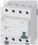 Siemens 5SV33446KK60 5SV3344-6KK60 FI-Schutzschalter, 4-polig, Typ A, In: 40 A, 30 mA, 6 mA DC