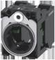 Siemens 3SU15501AA103NA0 3SU1550-1AA10-3NA0 Halter universell 3fach Kupfer/Metall 1S 1S Federzug