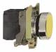 Schneider Electric XB4BA51 push button XB4-BA51 yellow, flat, without inscription