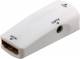 Goobay 44794 Komapkter HDMI™ / VGA-Adapter inklusive Audio - HDMI™-Buchse (Typ A) auf VGA-Buchse + 3,5mm-Klinke-Buchse