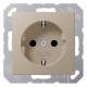 JUNG A1520CH SCHUKO socket 16A 250V A, champagne