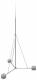 Dehn + Soehne 105600 Dehn fishing rod L = 6000 mm , St / tZn Al radius 1,000 mm