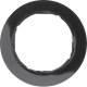 Hager WLD9100BG frame 1-way series R.Classic plastic black glossy