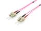 Equip 255526 Patchkabel SC->SC 10,00 m Multimode Duplex OM4 violett Polybeutel