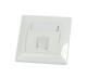 Synergy 21 S216322V2/S216364 Dosen TP, UP, 1-fach, Eckiger Außenrahmen, CAT6A, Keystone Slim-line/Short 3P, Reinweiß, 