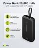 Goobay Powerbank 20.000 mAh mit integriertem USB-C™-Kabel