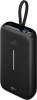 Goobay Powerbank 20.000 mAh mit integriertem USB-C-Kabel, 30 W, kompaktes Travel Essential mit Power Delivery und Quick Charge für den Schnelllademodus