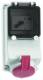 Bals 15076 Wandsteckdose GT abgesichert 16A 5p 400V 6h IP44 Geh.Gr:225x118