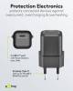 Goobay USB-C™ PD GaN Schnellladegerät Nano (20 W) schwarz