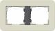 GIRA 0212427 Abdeckrahmen 2f E3 Sand/Anthrazit