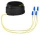 LWL-Kabel, Trunkkabel U-DQ(ZN)BH 4G 9/125, LC/LC OS2 140m, Trommel,